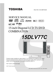 Toshiba 15DLV77C Service Manual