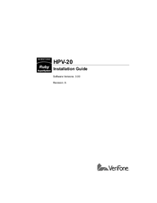 VeriFone HPV-20 Installation Manual