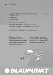 Blaupunkt iPod Interface Installation Instructions Manual