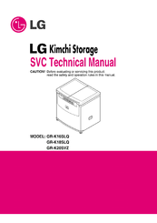LG GR-K20SVZ Technical Manual