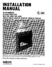 Majestic MD42-A0 Installation Manual