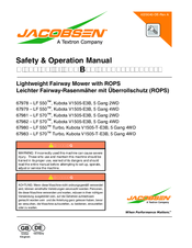 Jacobsen Kubota D1105-E3B Safety & Operation Manual