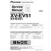 Pioneer XV-E51 Service Manual