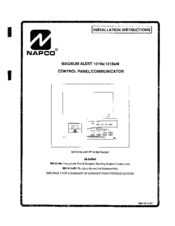 NAPCO Magnum Alert 1016eM Installation Instructions Manual