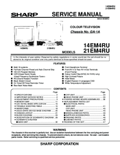Sharp 21EM4RU Service Manual