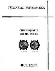Citizen 560 Technical Information
