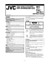 JVC HR-S3902 Instructions Manual