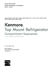 Kenmore 4389 Series Use & Care Manual
