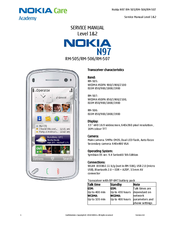 Nokia RM-506 Service Manual