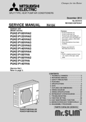 Mitsubishi Electric Mr.Slim PUHZ-P100VHA3 Service Manual