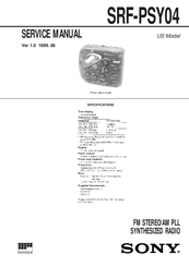 Sony SRF-PSY04 Service Manual