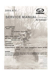 Linhai 2004 ATV 300 Service Manual