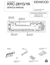 Kenwood KRC-28YA Service Manual