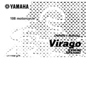Yamaha Virago XV535NC Owner's Manual
