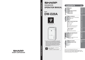 Sharp DW-D20A Operation Manual