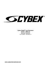 CYBEX 11050-999-4 A Owner's Manual