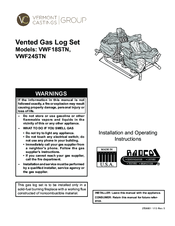 Vermont Castings VWF18STN Installation And Operating Instructions Manual