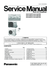 Panasonic CS-V24CTP Service Manual