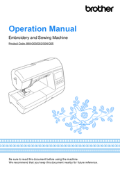 Brother 888-G04 Operation Manual