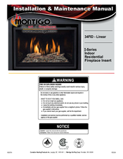 Montigo 34FIDL-L-F Installation & Maintenance Manual
