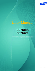 Samsung S32D850T User Manual