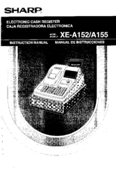 Sharp XE-A155 Instruction Manual