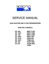 Norcold NON-TEK II DE 828 Service Manual