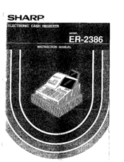 Sharp ER-2386 Instruction Manual