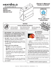 Heat & Glo RED40-N-AU Owner's Manual