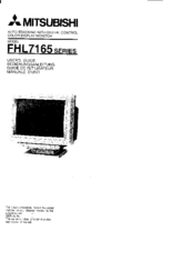 Mitsubishi FHL7156 series User Manual