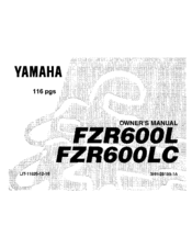 Yamaha FZR600L Owner's Manual