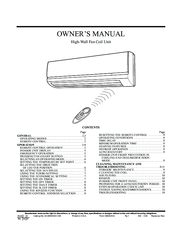 Carrier Air Conditioner Owner's Manual