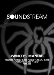 Soundstream PICASSO PCX2.180 Owner's Manual