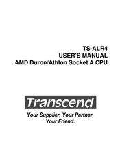 Transcend TS-ALR4 User Manual