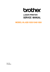 Brother HL-1020 Service Manual