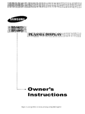 Samsung HP-S4273 Owner's Instruction Manual