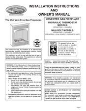 White Mountain Hearth VFP24FP3 Series Installation Instructions And Owner's Manual