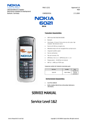 Nokia 2270 Service Manual