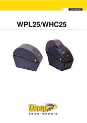 Wasp WPL25 Quick Start Manual