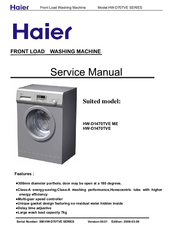 Haier HW-D1470TVE ME Service Manual