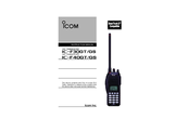 Icom IC-F30GS Instruction Manual