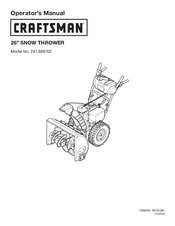 Craftsman 247.889702 Operator's Manual
