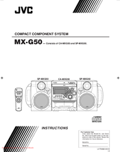 JVC SP-MXG50 Instructions For Use Manual