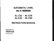 Pentax AL-C20 Instruction Manual