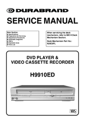 Durabrand H9910ED Service Manual