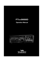 Yaesu FTDX-9000D Operation Manual