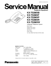 Panasonic KX-TS3MXW Service Manual