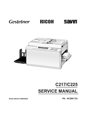 Ricoh C225 Service Manual
