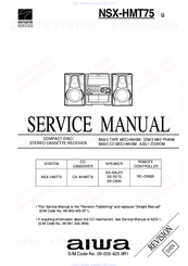 Aiwa NSX-HMT75 Service Manual