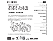 FujiFilm FinePix F550EXR Owner's Manual